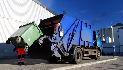 Professional waste removal services in Staines office environment
