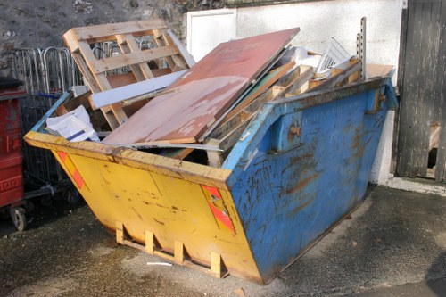 Step-by-step home clearance process diagram